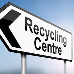 An iStock image of a recycling sign