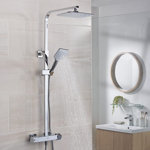 Bristan Craze Bar Shower in a Chrome finish