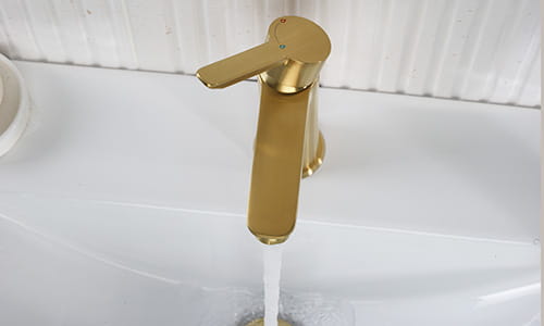 Bristan Appeal Eco Start Basin Mixer Tap in Brushed Brass finish
