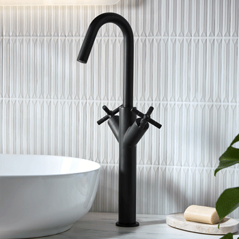 Bristan range of Basin Mixer Taps in Black, Chrome and Brushed Brass finish