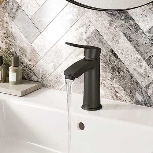 Bristan Appeal One Hole Bathroom Tap in Black finish