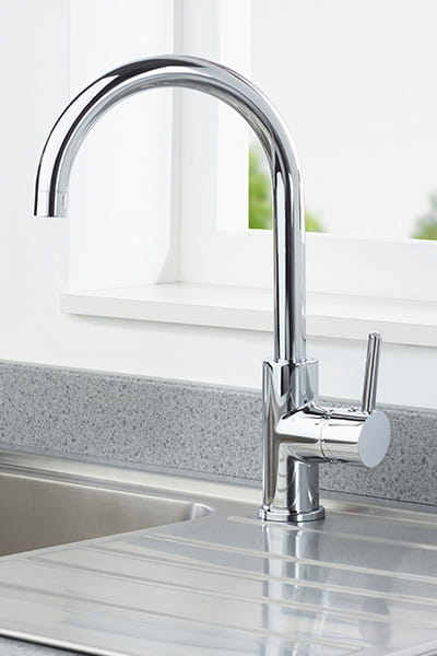 Bristan Essentials range of chrome kitchen taps