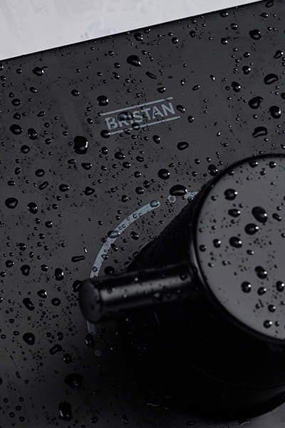 Bristan Buzz thermostatic mixer shower in matte Black