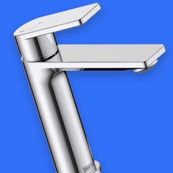 Bristan basin mixer tap in a modern bathroom