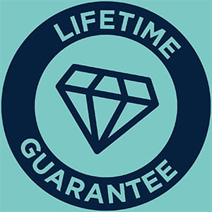 Bristan Lifetime Guarantee badge