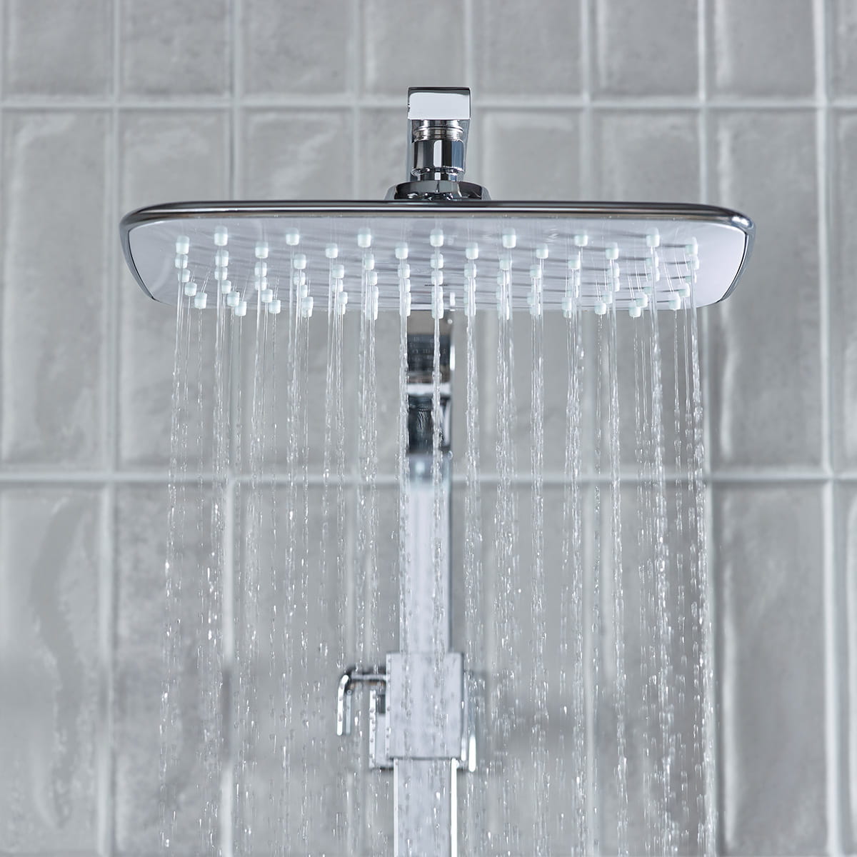 Bristan Craze 2 chrome mixer shower with diverter in a stylish bathroom