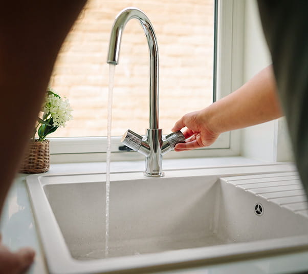 Bristan kitchen tap in a modern kitchen
