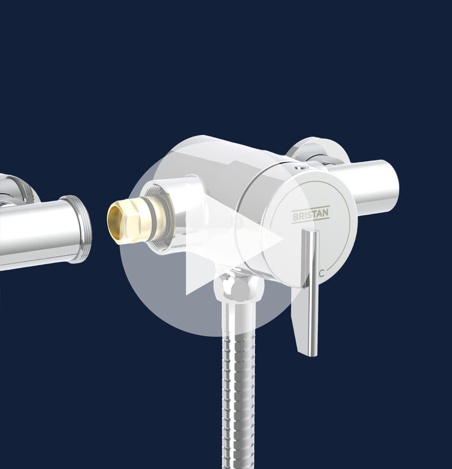 Bristan Easyfit adjustable shower elbows