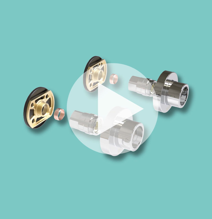 Bristan Easyfit wall-mount shower isolate
