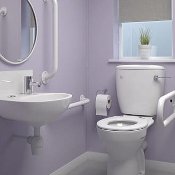 Care home and commercial washroom with Bristan taps and showers