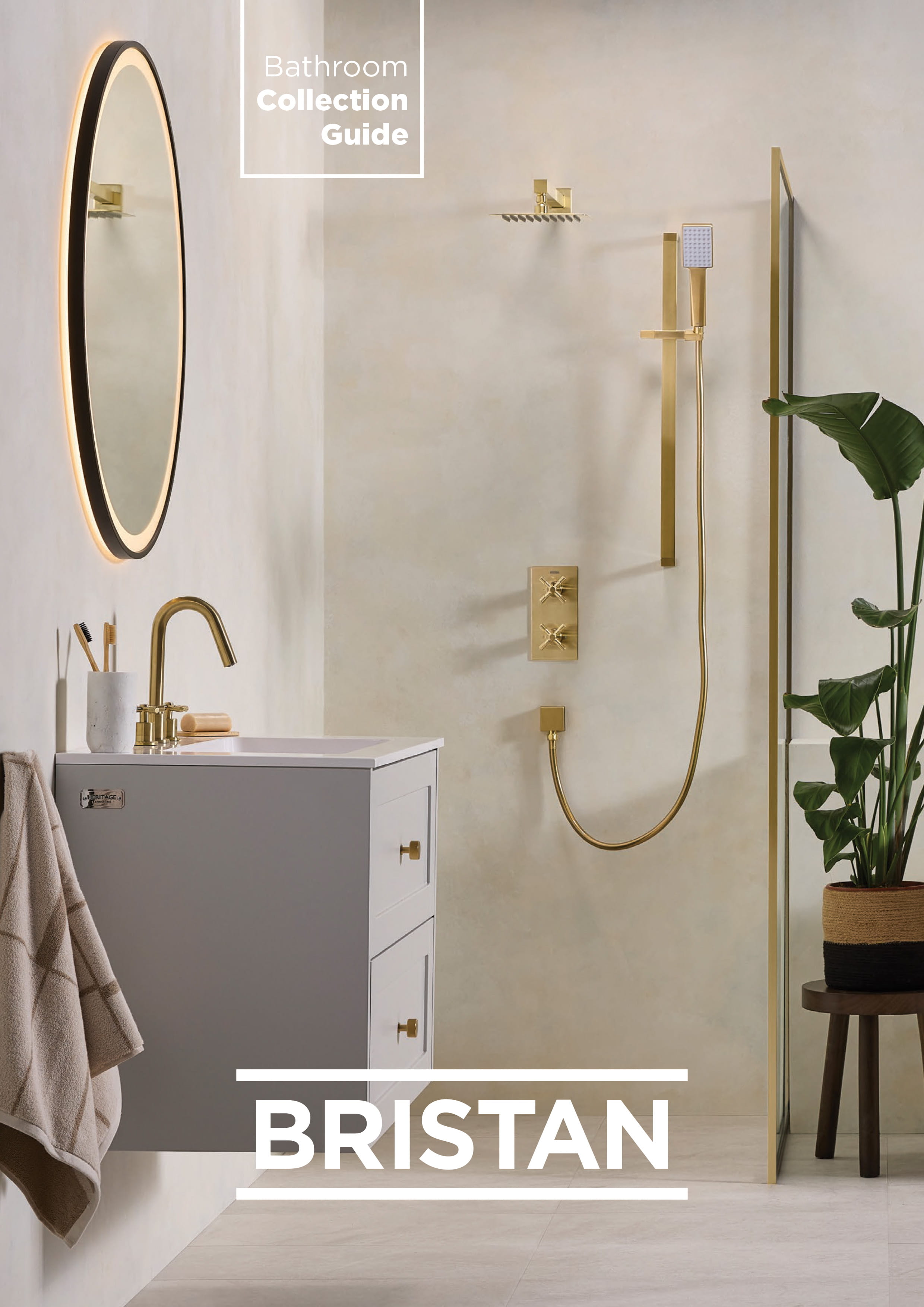 Bristan Showroom Brochure showcasing a selection of Bathroom Taps, Showers and Kitchen Taps