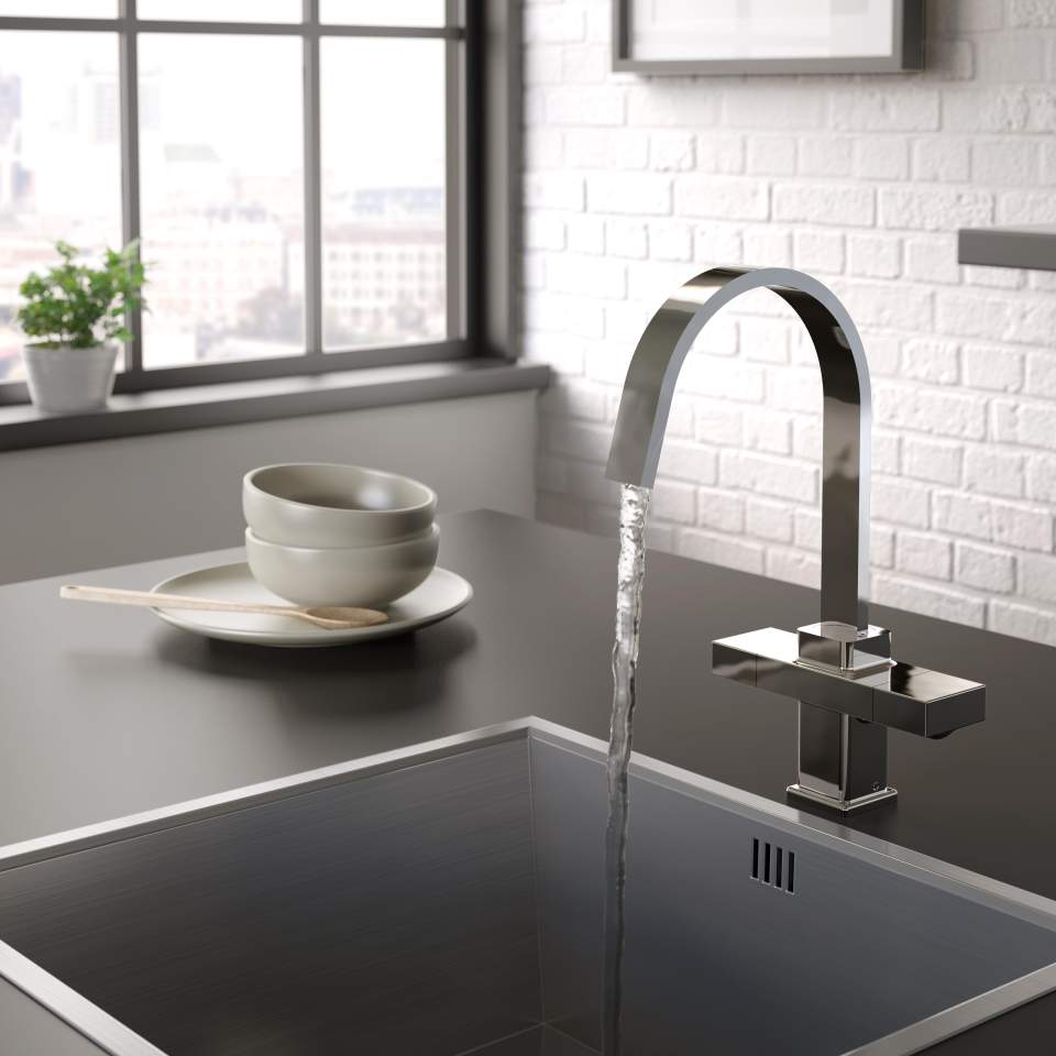 Chocolate kitchen sink tap Bristan