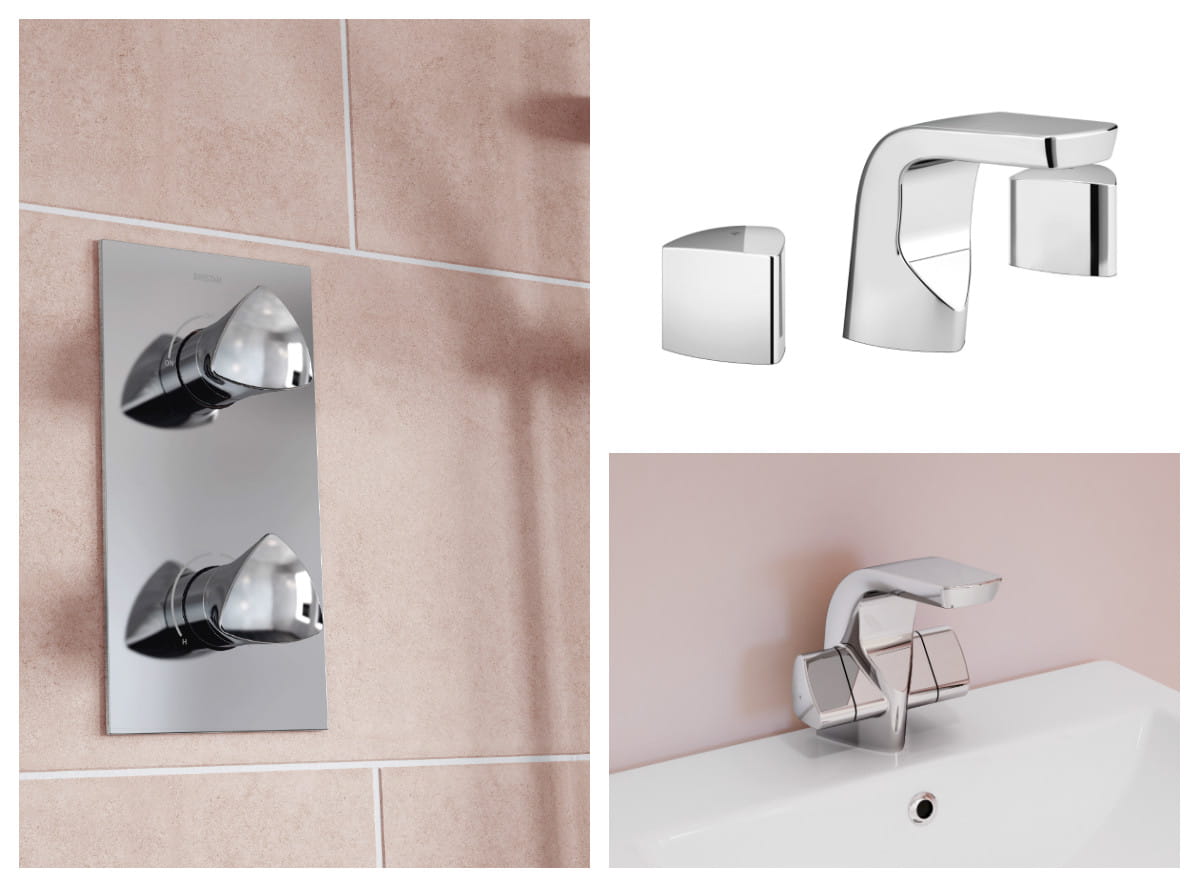Bright Designer collection taps and showers Bristan