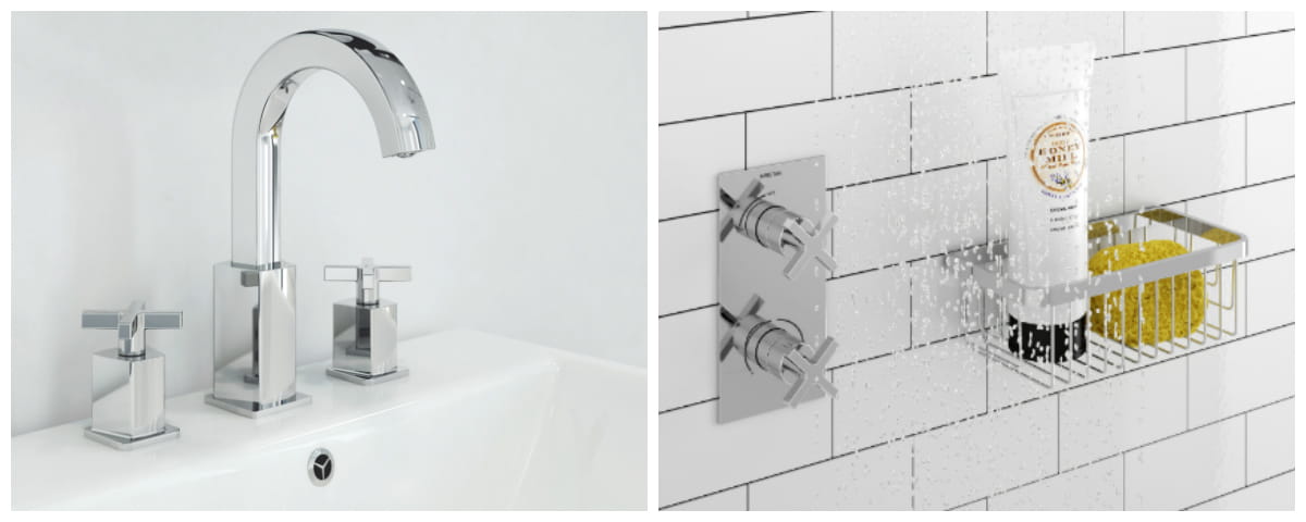Cascade designer collection taps and showers Bristan