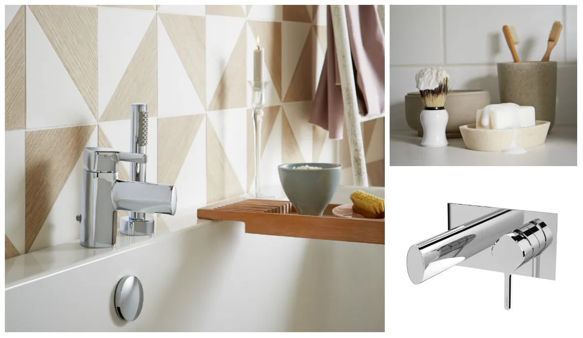 Trinity designer collection taps and showers Bristan