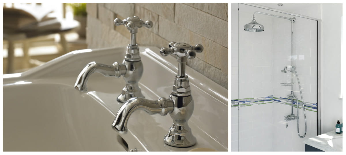 Trinity designer collection taps and showers Bristan