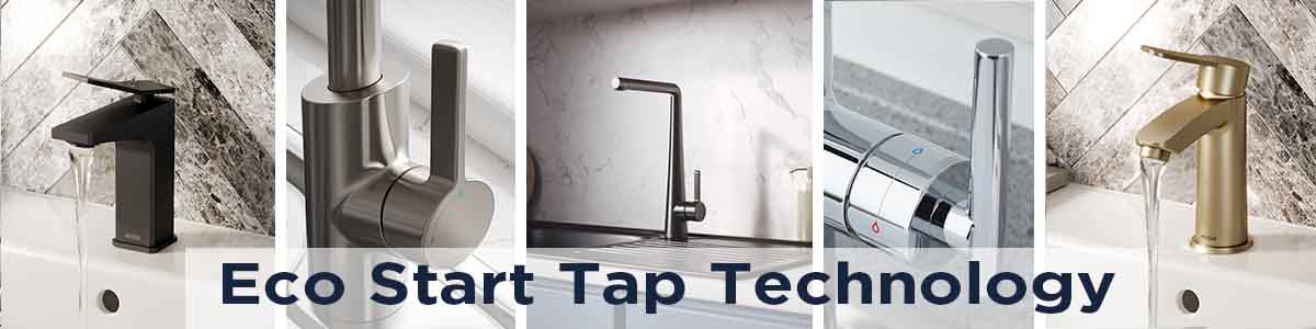 Bristan Eco Start Basin Mixer tap and Kitchen Mixer Taps