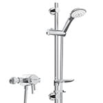 Prism Exposed Dual Control Shower with Adjustable Riser