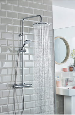 Buzz Shower Chrome Finish