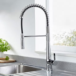 Bristan Axia Pull Out Kitchen Tap in Chrome finish