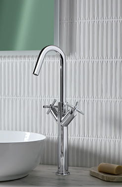 Bristan Cruzar Tall Basin Mixer Tap in a Chrome finish