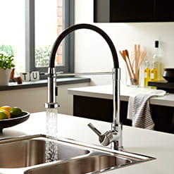 Bristan Liquorice Pull Out Kitchen Tap