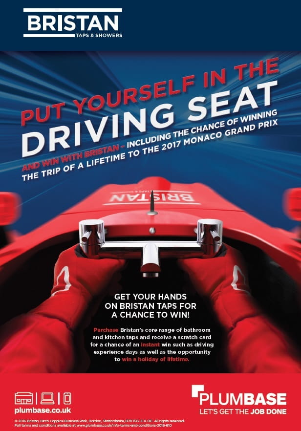 Plumbase put yourself in the driving seat campaign
