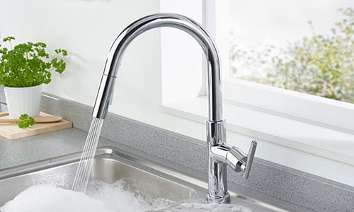 Jule Chrome Pull-out Kitchen Tap