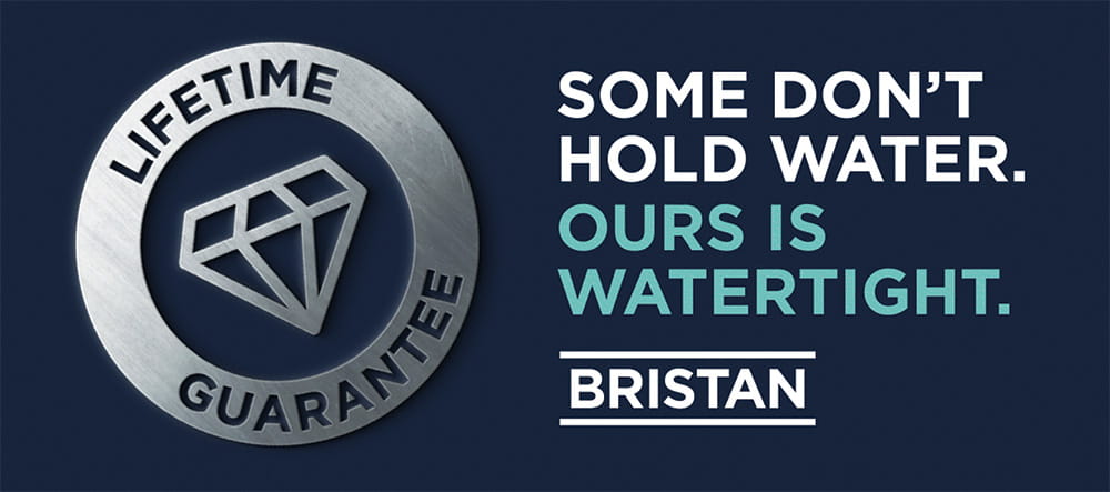 Bristan Lifetime Guarantee - Some don't hold water. Ours is watertight