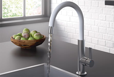 Bristan White Kitchen Mixer Tap