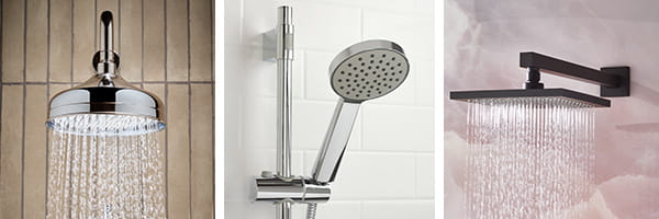 A range of Bristan Shower accessories, Shower Heads and Handsets