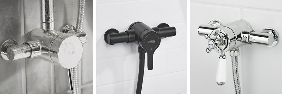 A range of Bristan Maxi Valves in Chrome and Black