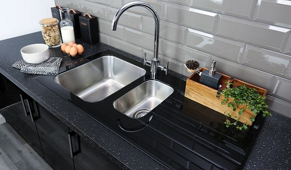Photography of a Bristan Kitchen Sink and Tap