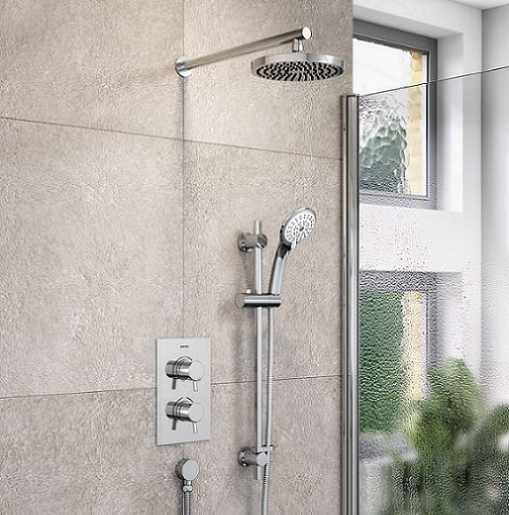 Prism recessed shower