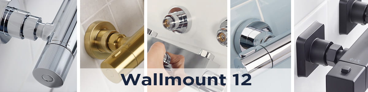 A range of Bristan Bar Showers that feature Wallmount 12 shower fixing kit