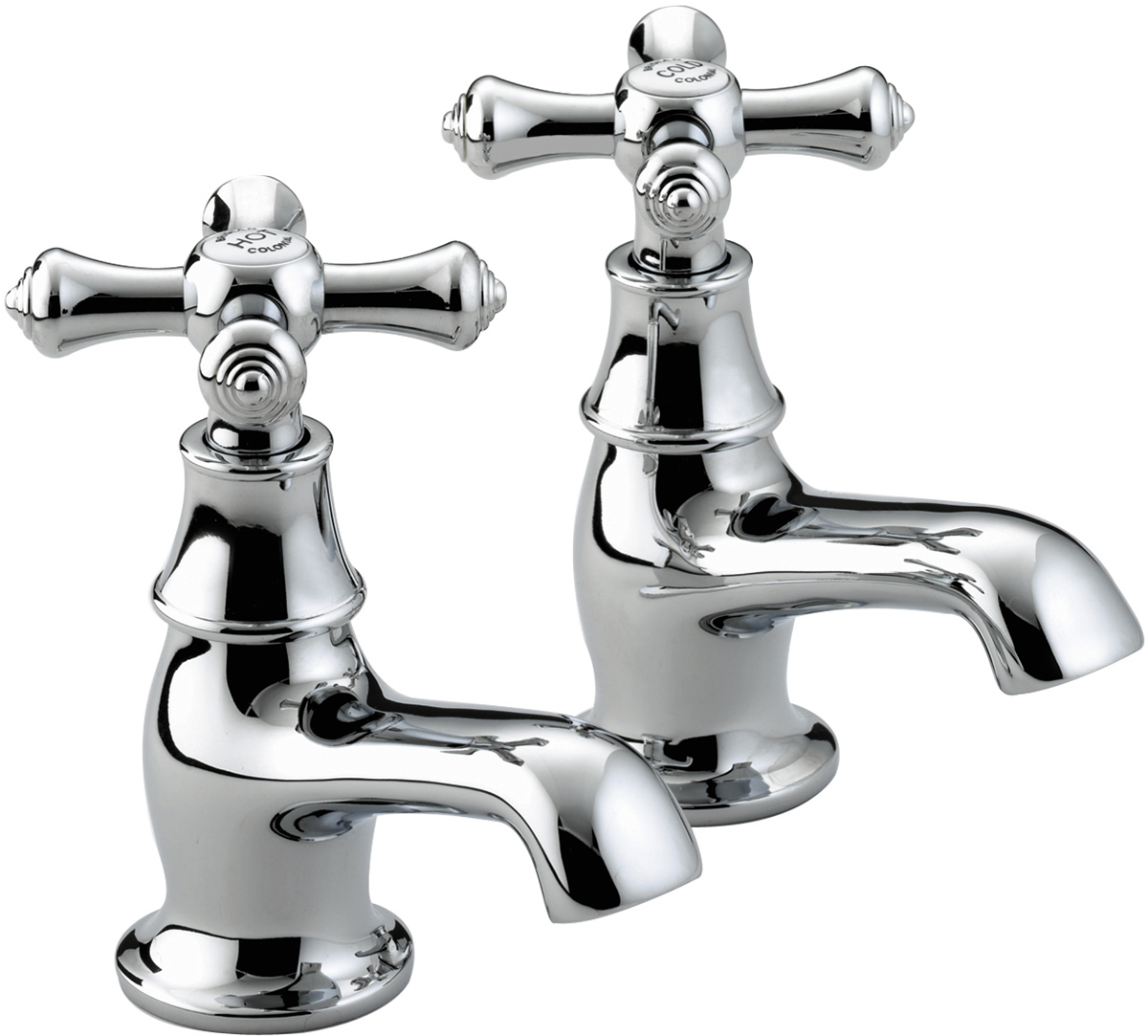 Colonial Chrome Basin Taps Bathroom Taps Bristan