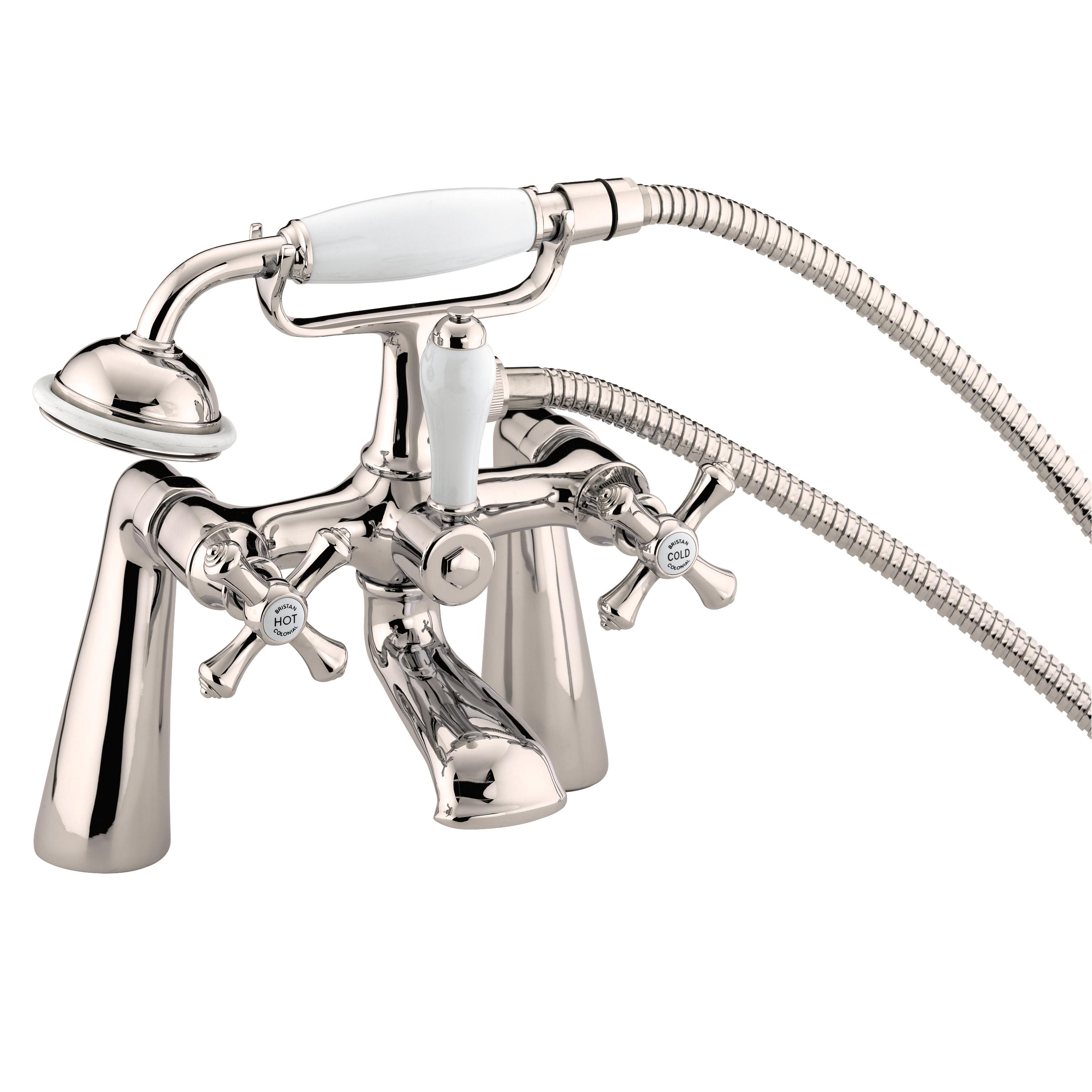 Colonial Gold Bath/Shower Mixer Taps Bristan