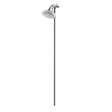 Fixed Shower Head with Rigid Riser
