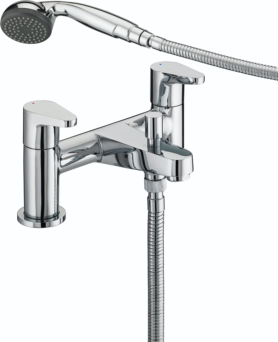 Quest Bath Shower Mixer Chrome Plated Taps Bristan