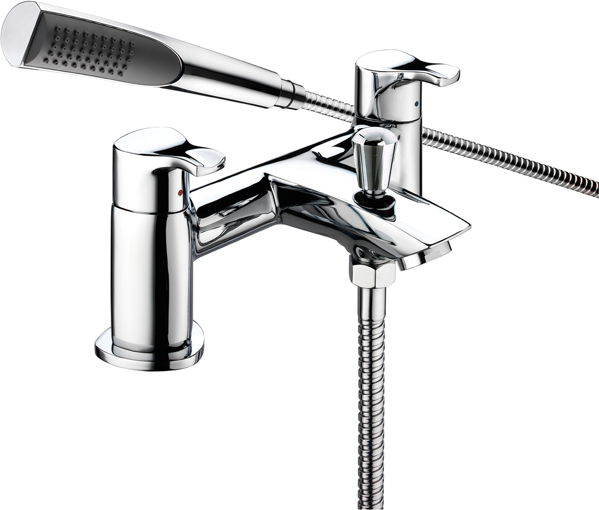 Capri Pillar Bath/Shower Mixer Bathroom Taps Bristan