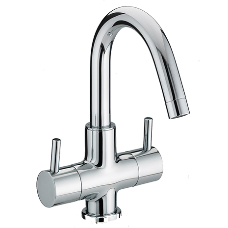 Twin Handled Basin Mixer (without Waste)