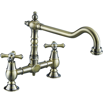 Bridge Sink Mixer - Antique Bronze