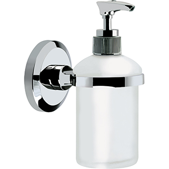 Wall Mounted Frosted Glass Soap Dispenser