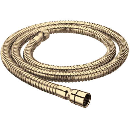 1.5m Cone to Nut Shower Hose - 8mm Bore - Gold