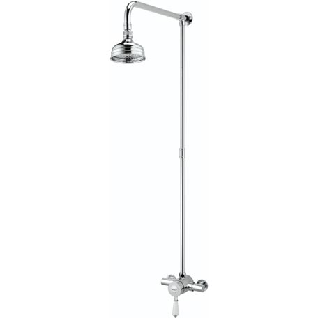 Thermostatic Exposed Mini Valve Shower with Rigid Riser