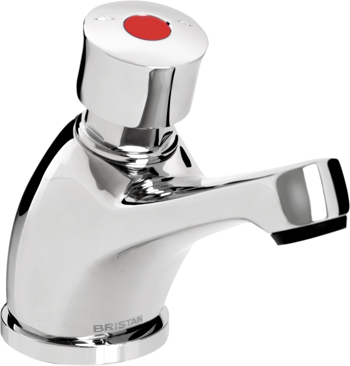 Single Basin Soft Touch Timed Flow Tap Chrome | Bristan