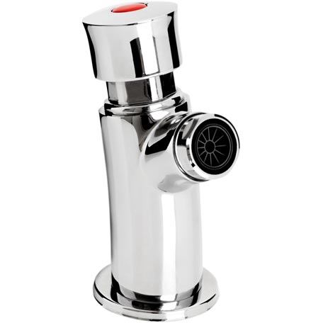 Soft Touch Wall Mounted Basin Tap (with flow regulator)