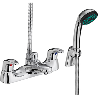 shower mixer bath bristan cadet taps tap bathroom rrp screwfix compare