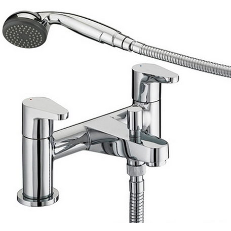 bristan quest bathroom basin taps pair