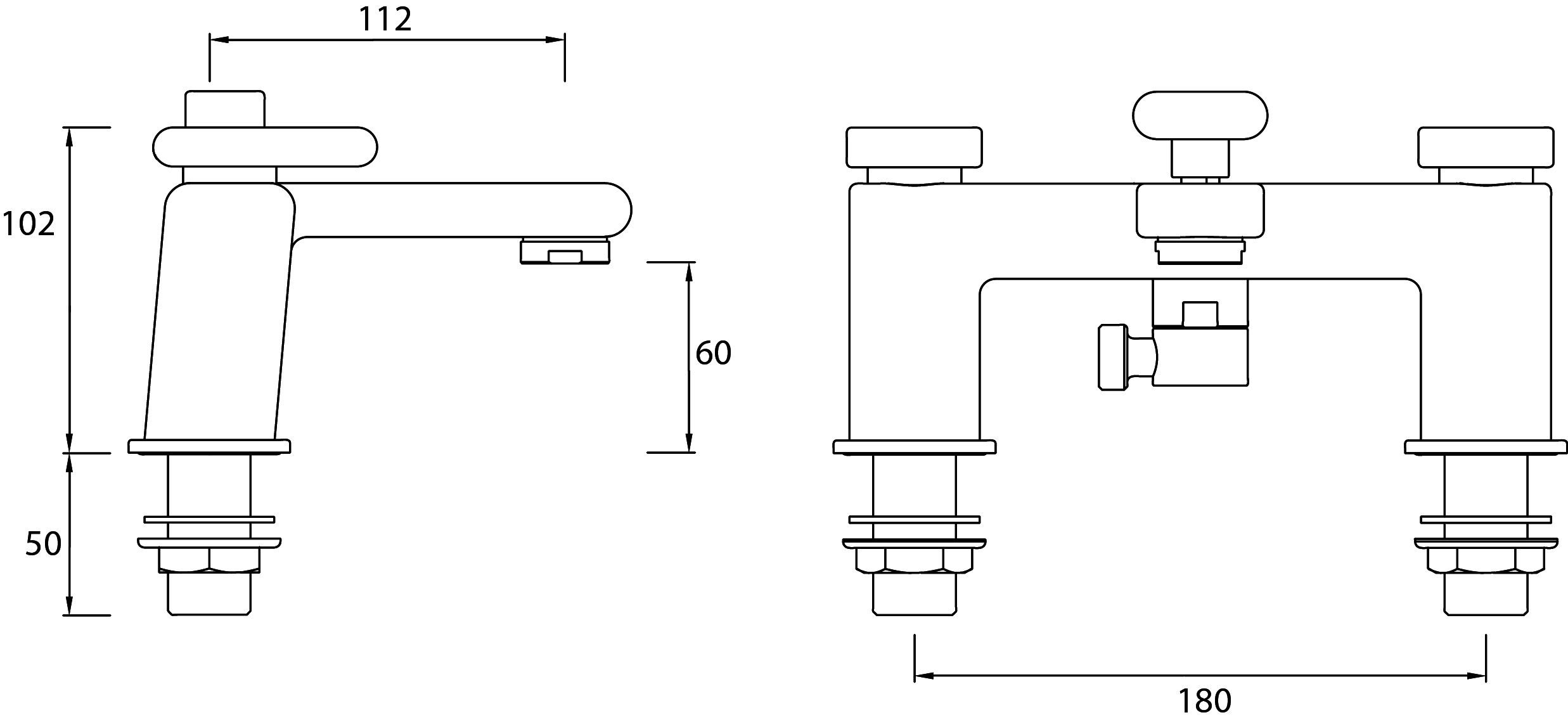 Pivot Bath/Shower Mixer | Bathroom Taps | Bristan